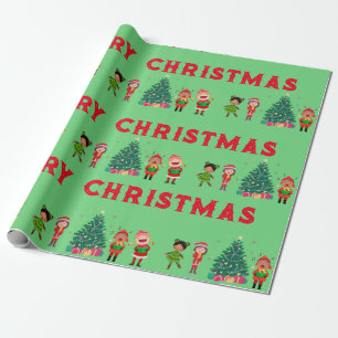 CADEAU CUTE ENFANTS JOYEZ LE JOURNAL DE NOËL PAPIER