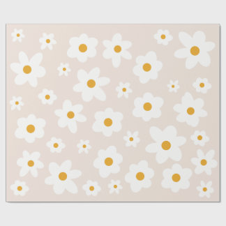 Cadeau Daisy 1er Anniversaire Papier d'enveloppement
