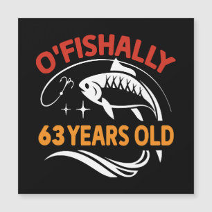 Cadeau d'anniversaire drôle de 63 ans papa pêcheur