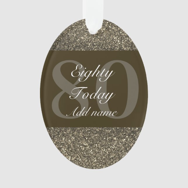 Cadeau d'anniversaire personnalisé spécial 80e (devant)