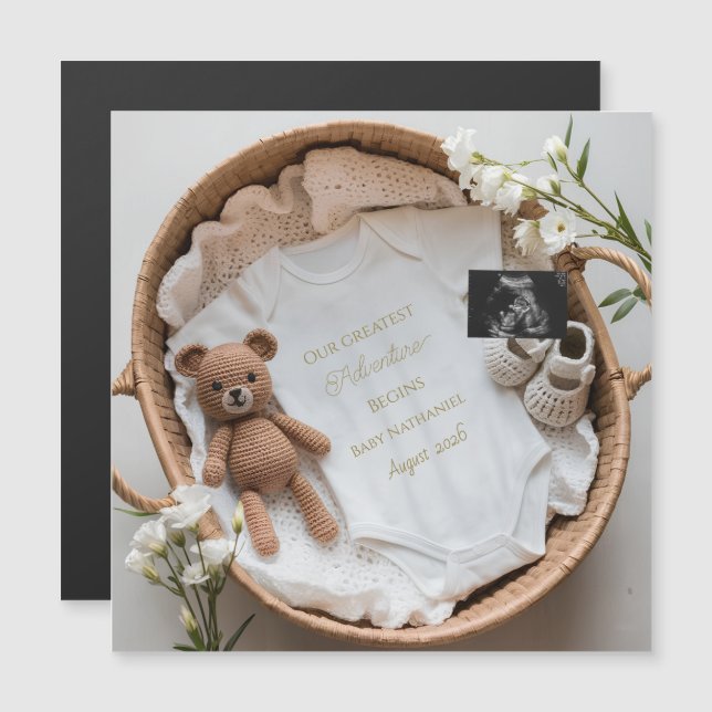 Cadeau d'annonce de grossesse pour la révélation d (Devant / Derrière)