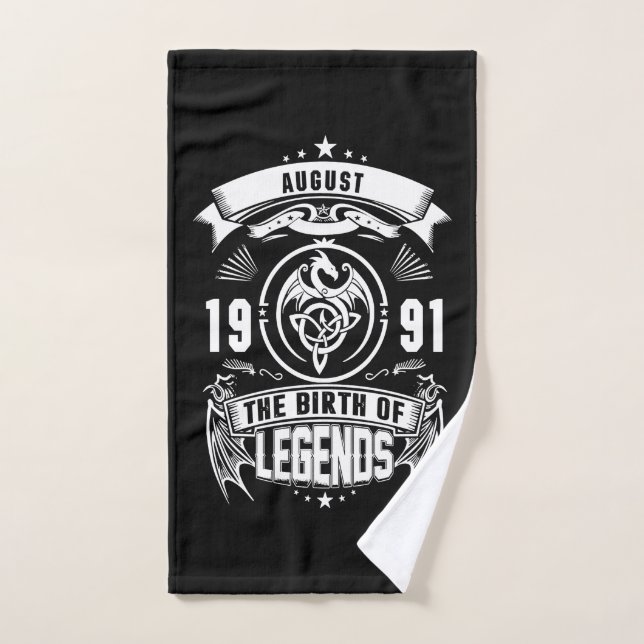 Cadeau d'août | 1991 La Naissance Des Légendes (Serviette à main)
