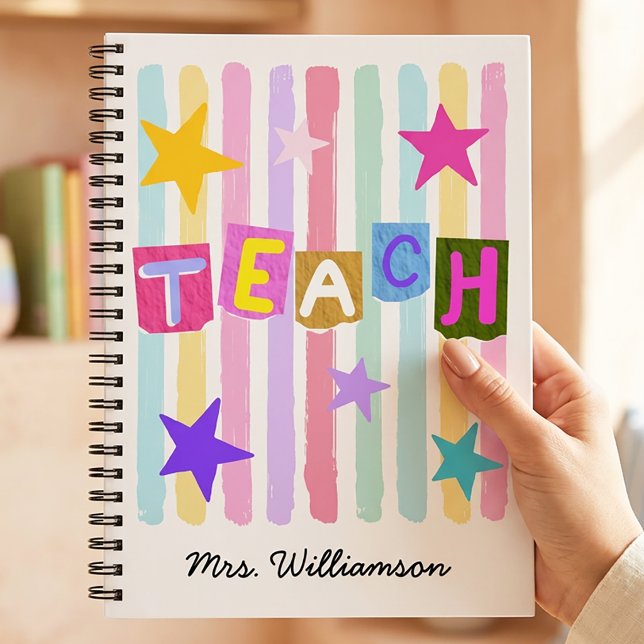 Cadeau d'appréciation pour l'enseignant Cahier per (Créateur téléchargé)