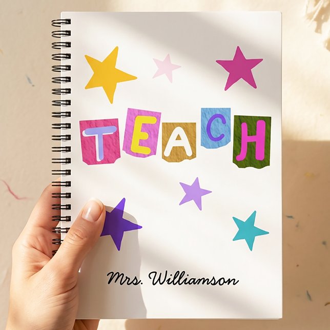 Cadeau d'appréciation pour l'enseignant Cahier per (Créateur téléchargé)