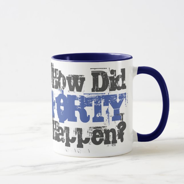 Cadeau de 40e anniversaire - Mug de café à deux to (Droite)