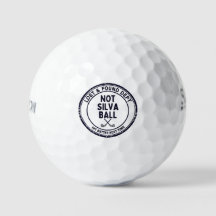 Cadeau de balle de golf drôle pour Silva