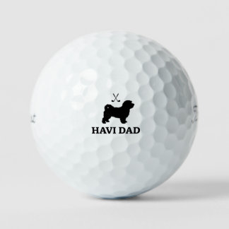Cadeau de balle de golf Havanese pour papa Titleis