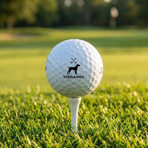 Cadeau de balle de golf Vizsla Golf Papa Titleist