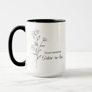 Cadeau de belle-sœur pour mug de belle-sœur Sœur d
