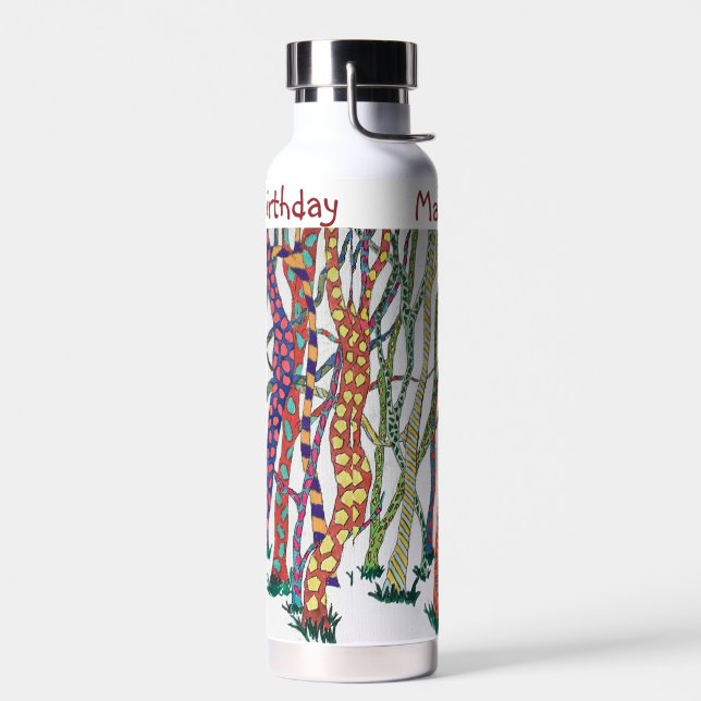 Cadeau de bouteille d'eau de forêt sauvage (Gauche)