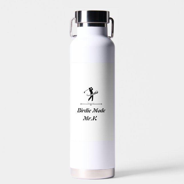 Cadeau de bouteille d'eau de golf Chic Élégant 202 (Avant)