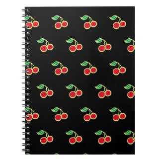 Cadeau de cahier scolaire rétro Black Cherry