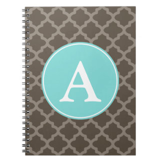 Cadeau de Carnet de bureau personnalisé Monogram S
