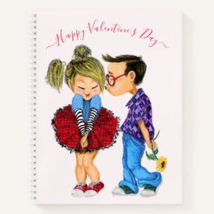 Cadeau de Carnet de la Saint Valentin avec couple