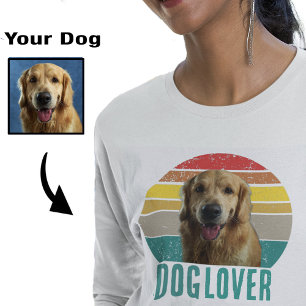 Cadeau de chien vintage grunge en détresse pour am