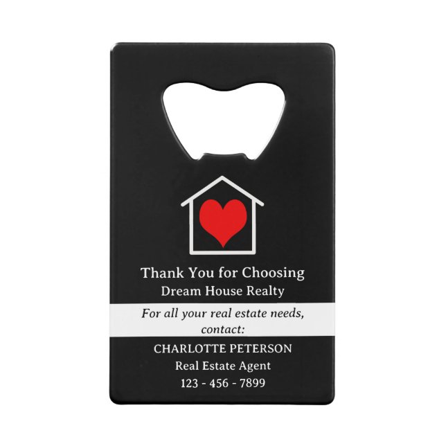 Cadeau de clôture immobilier pour nouveau propriét (Devant)