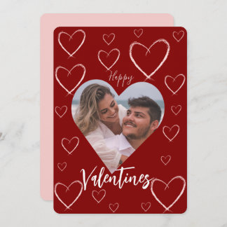 Cadeau de coeur Bonne Valentines Jour Carte cadeau