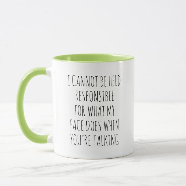 Cadeau de collègue de travail - Mug à café sarcast (Gauche)