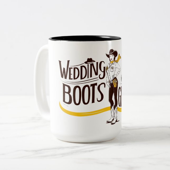 Cadeau de cortège de mariage mug (Devant gauche)