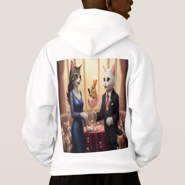 Cadeau de Couple de Chats Adorables - "Mon Cadeau  (Dos)