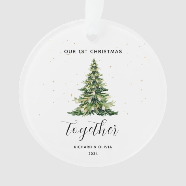 Cadeau de couple pour le 1er Noël ensemble personn (devant)