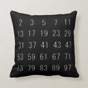 Cadeau de coussin de geek de mathématiques de