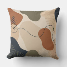 Cadeau de Coussin Décoratif Formes Organiques Mode