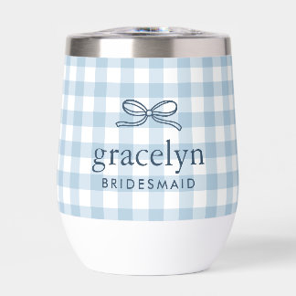 Cadeau de demoiselle d'honneur à monogramme avec n