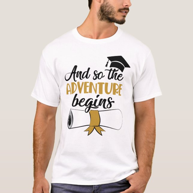 Cadeau De Diplôme Pour Lui Son T-shirt (Devant)