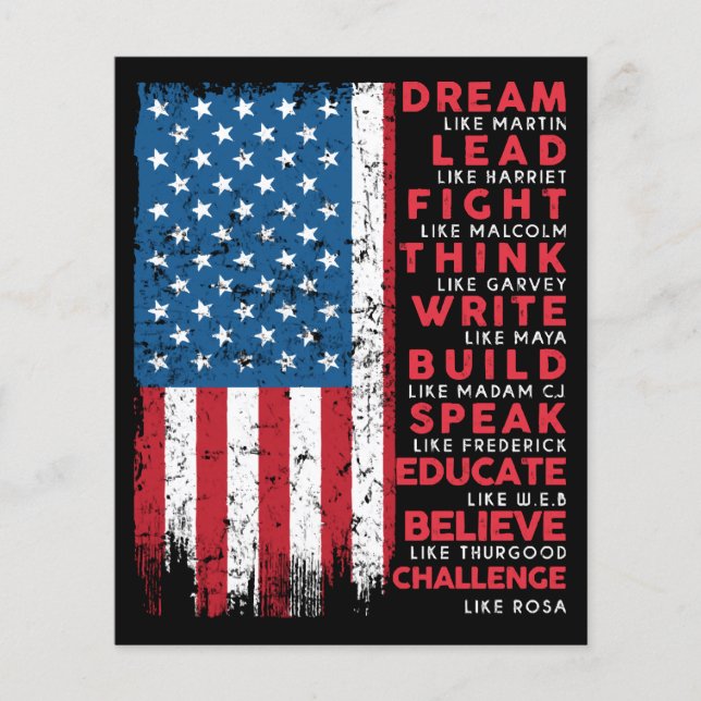 Cadeau de drapeau américain vintage Dream Like Mar (Devant)