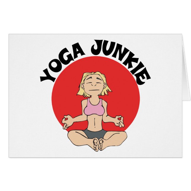 Cadeau de drogué de yoga (Devant horizontal)
