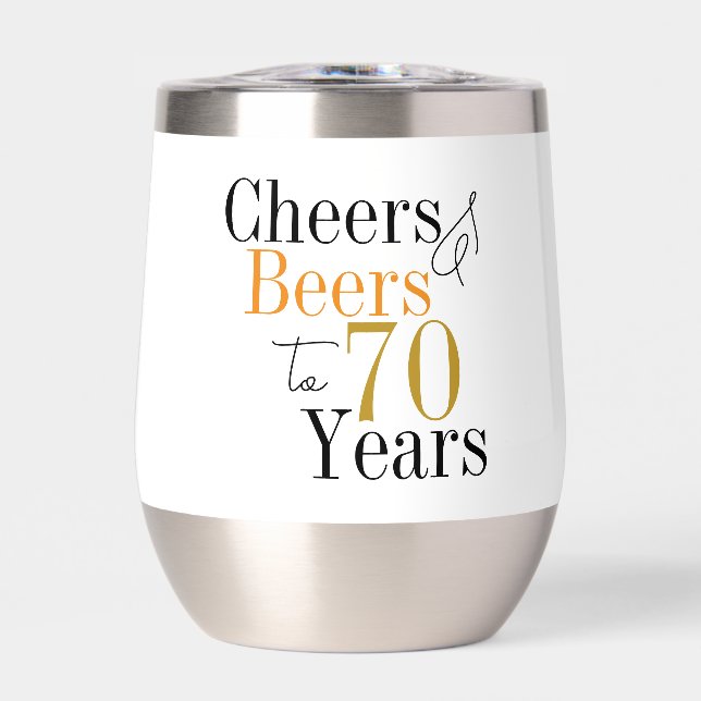 Cadeau de fête 70 ans Cheers Beers (Avant)