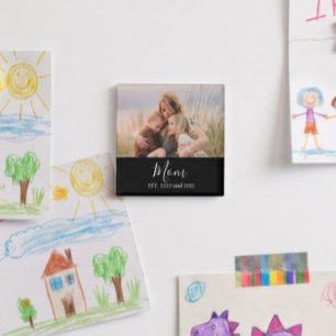 Cadeau de fête des mères Magnet minimaliste Maman