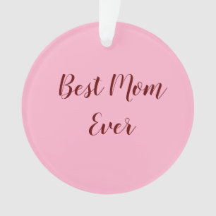 Cadeau de fête des mères rose rouge meilleur maman