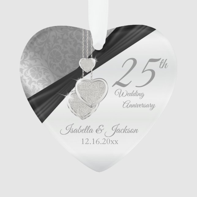 Cadeau de fiançailles de 25 ans de mariage (devant)