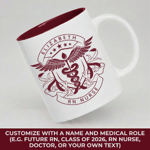 Cadeau de fin d'études en forme de mug pour infirm