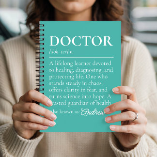 Cadeau de fin d'études Journal de docteur personna