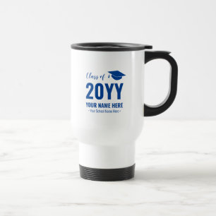 Cadeau de fin d'études personnalisé Tasse de voyag