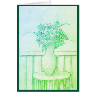Cadeau de fleurs - Vert