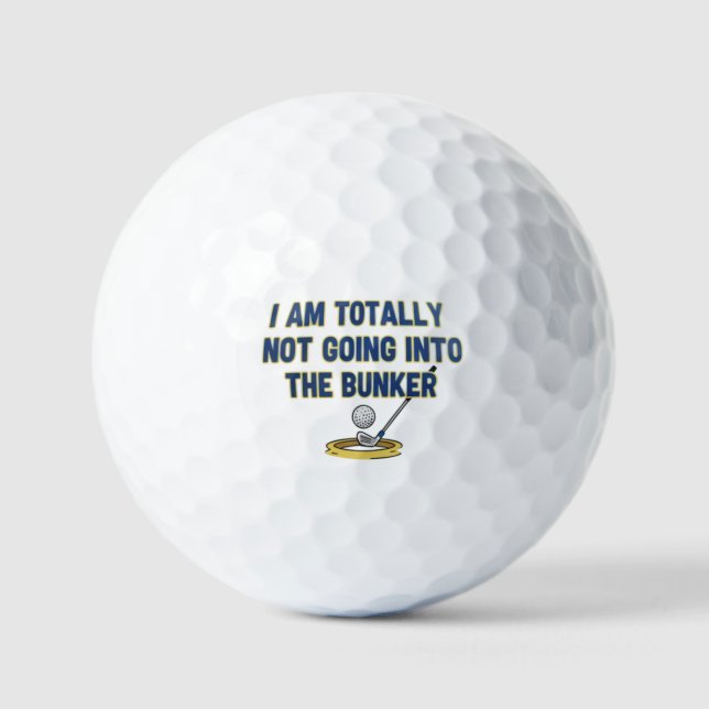 Cadeau de golf amusant Balle de golf de confiance  (Recto)