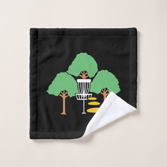 Cadeau de golfeur de disque de bois de golf (Gant de toilette)