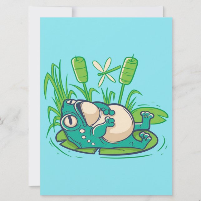 Cadeau de grenouille de paix Cool mignonne | Greno (Devant)
