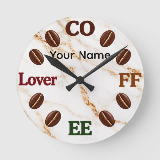 Cadeau de Horloge Murale Personnalisée de Grain de