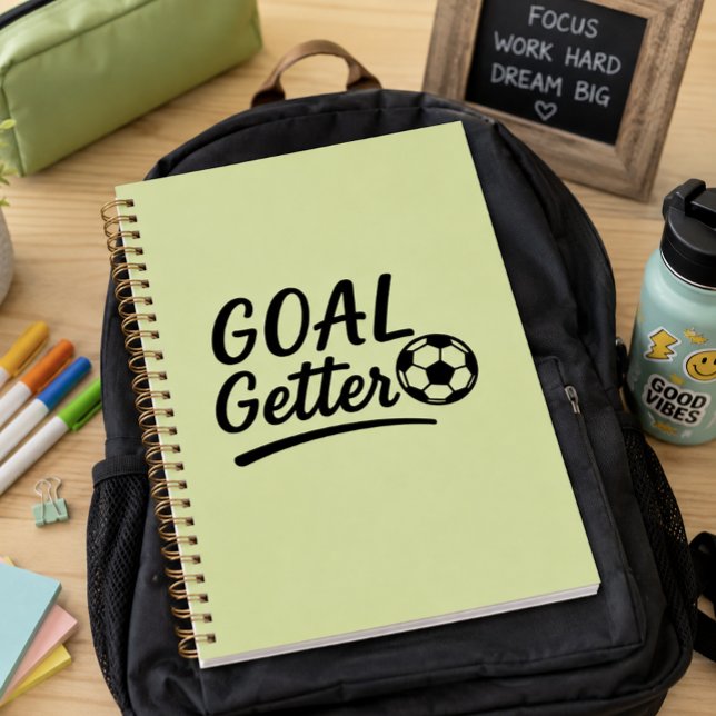 Cadeau de journal 'Goal Getter' Soft Light Olive G (Créateur téléchargé)
