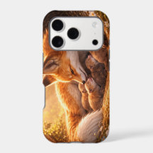 Cadeau de la fête des mères Fox Family Nurturing L