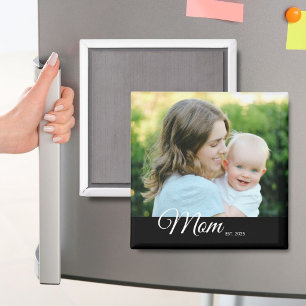 Cadeau de la fête des Mères Magnet Mom Established