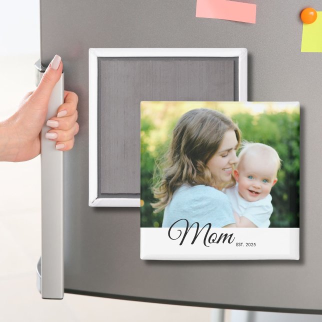 Cadeau de la fête des Mères Magnet Mom Established (Créateur téléchargé)