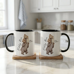 Cadeau de la fête des pères Papa Ours Tasse pour p