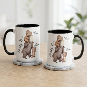 Cadeau de la fête des pères Papa Ours Tasse pour p
