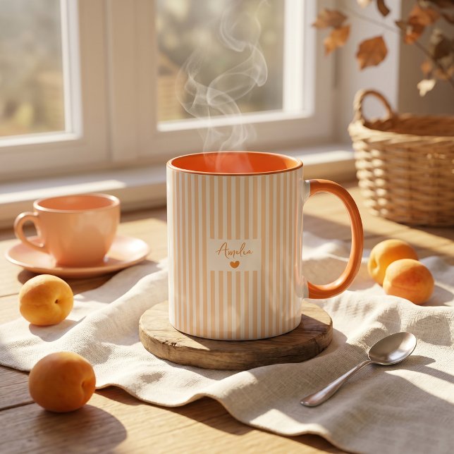 Cadeau de la fête des pères pour papa Mug à rayure (Créateur téléchargé)